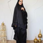 BLACK SATIN SET ISDAL