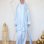 BABY BLUE SATIN SET ISDAL
