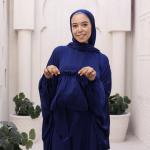 NAVY CLASSIC SATIN ISDAL