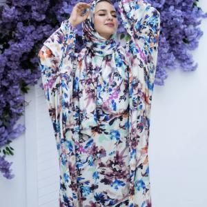 FLOWERS BLOOM PRINT CLASSIC SATIN ISDAL