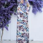FLOWERS BLOOM PRINT CLASSIC SATIN ISDAL