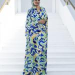 EMERALD SEA PRINT CLASSIC SATIN ISDAL