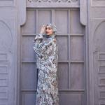 GREEN PAISLEY PRINT CLASSIC SATIN ISDAL