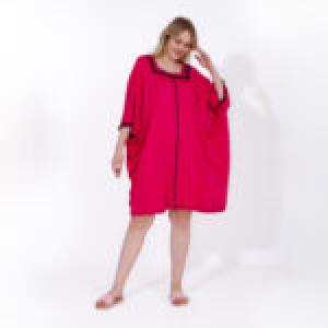 Women’s Pink Embroidered Abaya Nightgown