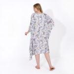 White Floral Cotton Nightgown