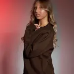 Sweatshirt Round brown