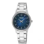 SEIKO Ladies' Hand Watch QUARTZ Stainless Band Blue Dial SXDG99P1