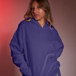 Purple oversized hoodie