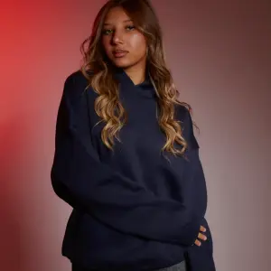 Oversized navy blue Hoodie