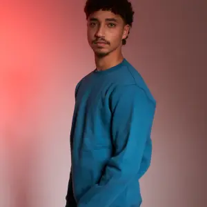 Sweatshirt Round Petroleum