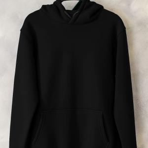 Black normal hoodie