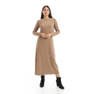 BASIC فستان تريكو طويل