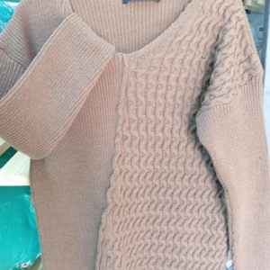 بلوفر نصفين زجزاج* ساده