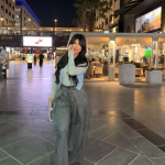 Suede Wide-Leg Pants Gray