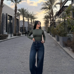 Cross Wide Leg Jeans Dark