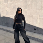 Balloon Baggy Black M