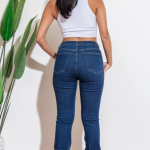 Charleston dark blue jeans high-waisted