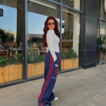 Polo Print Melton Pants