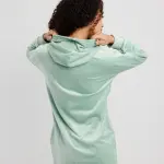 Mint Cozy Hoodie Dress