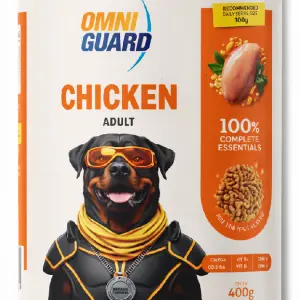 Omni Guard Adult Dog Food with Chicken Flavor 400gm