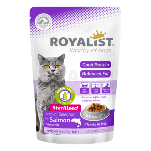 Royalist Wet Food with Salmon for Sterilized Cats 85g