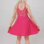 Lace Trimmed Sleeveless Nightdress