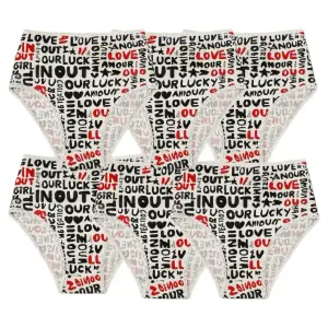 Hipster Briefs Cotton Underwear (pack of 6) | Panties for Women