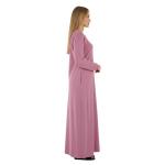 Winter Embroidered Maxi Abaya – Soft & Elegant Warm Fabric