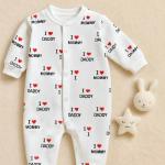 I Love Mommy & I Love Daddy Salopette