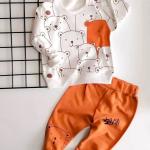 Orange Teddy Tracksuit