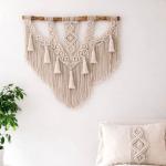 marcome hanging wall with a boho cushion
