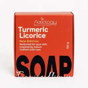 Axiology Turmeric and Licorice Soap – For Combination Skin-120g