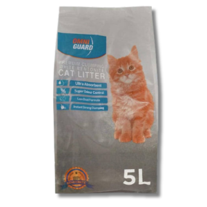 Omni Guard White Bentonite Clumping Cat Litter baby powder Scent