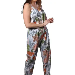 White Bloom – Summer Floral One-Piece Jumpsuit