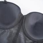 Rhinestone Chain Tassel Sexy Slimming Corset Top