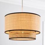 Rattan ceiling lamp-45cm