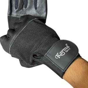 MD Stay Fit Premium Leather Workout Gloves for Men & Women - Weight Lifting, Gym, Cycling Gloves