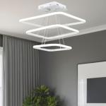 LED metal ceiling lamp 75x60cm + Free Remote