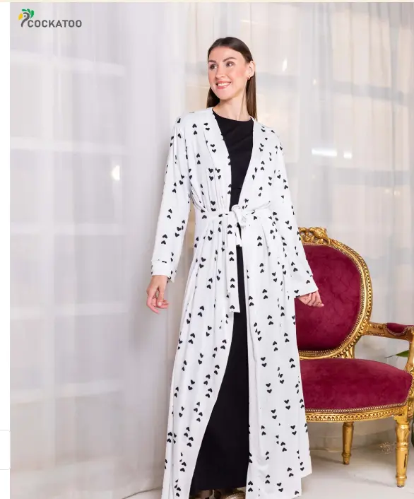Colored Hearts Robe Set