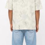Beige Distressed Oversized Fashion T-Shirt