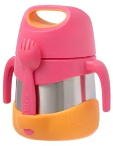 insulated food jar - strawberry shake