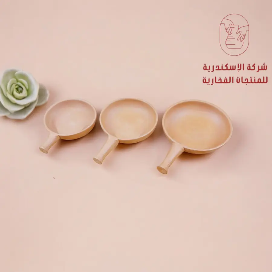 طقم قلايات غير مطلي