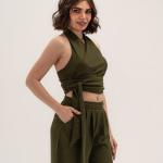 Olive – Linen Top