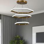 LED metal ceiling lamp 75x60cm + Free Remote