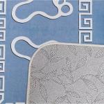 Blue Steps Digital Bathroom Set Non Slip 3Pieces