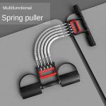 MD Stay FitUltimate Power 3 in 1 Adjustable Chest Exerciser with 5 Springs, Hand Grip Strengthener, Pedal Pull Rope Strap, Home Fitness Equipment for Exercise, Finger, Waist, Arm
