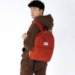 Brick Red Corduroy Backpack