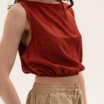 Brick Red Basic – Linen Top
