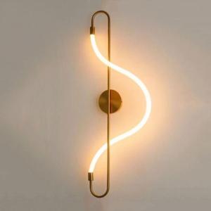 Led wall lamp-Gold