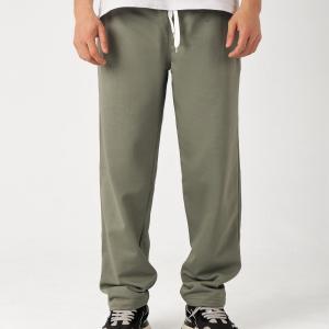 Khaki Straight Sweatpants